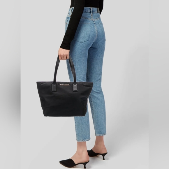 🖤MARC JACOBS🖤Black Nylon Wingman Tote Bag/NWOT - Picture 5 of 6